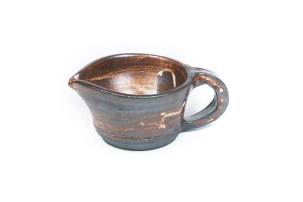 dark brown milk jug