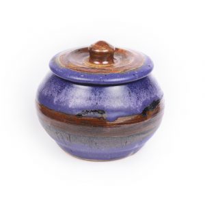 Purple Jar With Lid
